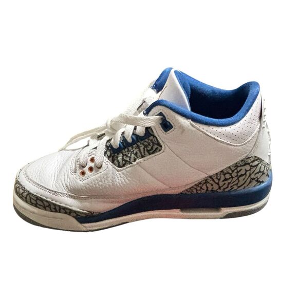 Nike Air‎ Jordan 3 Retro Washington Wizards White Blue DM0967-148 Youth Size 5Y - Picture 5 of 13
